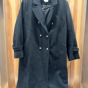 Women long coat black